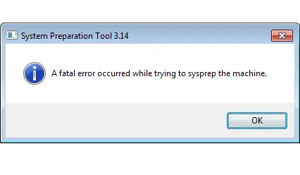 Featured image of post Une erreur grave sâest produite lors de lâexĂ©cution de sysprep sur lâordinateur