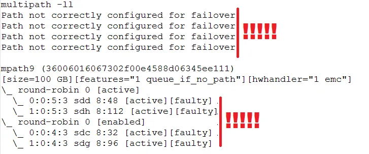 Featured image of post Erreur multipath « Path not correctly configured for failover »