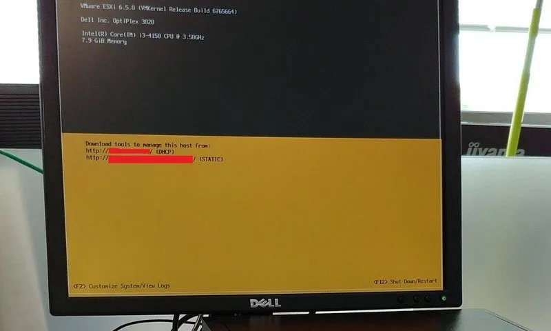 Featured image of post Lab : installer ESXi 6.5 sur un Dell Optiplex