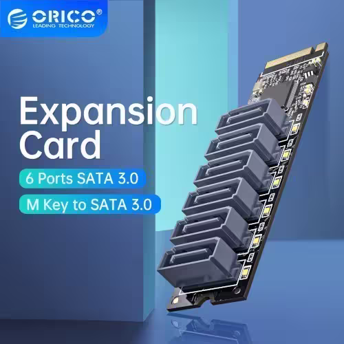 Adaptateur NVMe vers 6 ports SATA pour étendre les capacités de stockage