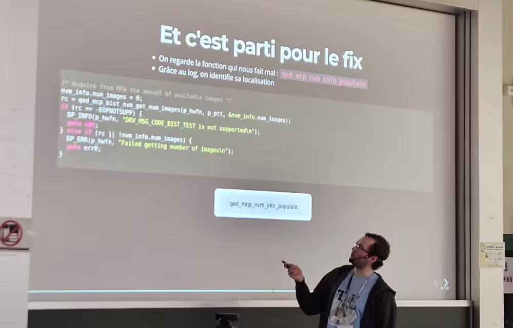 Talk debugging kernel Linux